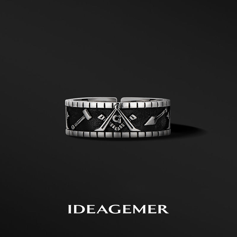 Vintage Masonic Ring Band