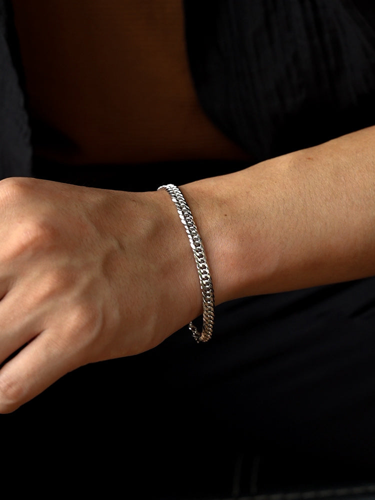 5mm Curb Cuban Link Bracelet