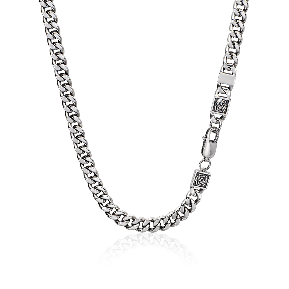 10mm Miami Cuban Link Chain w/Rose Clasp