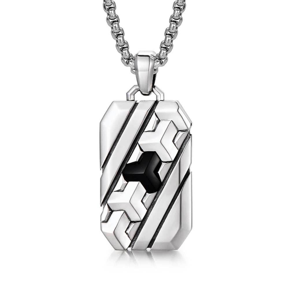 Heavy Armor Dog Tag Pendant
