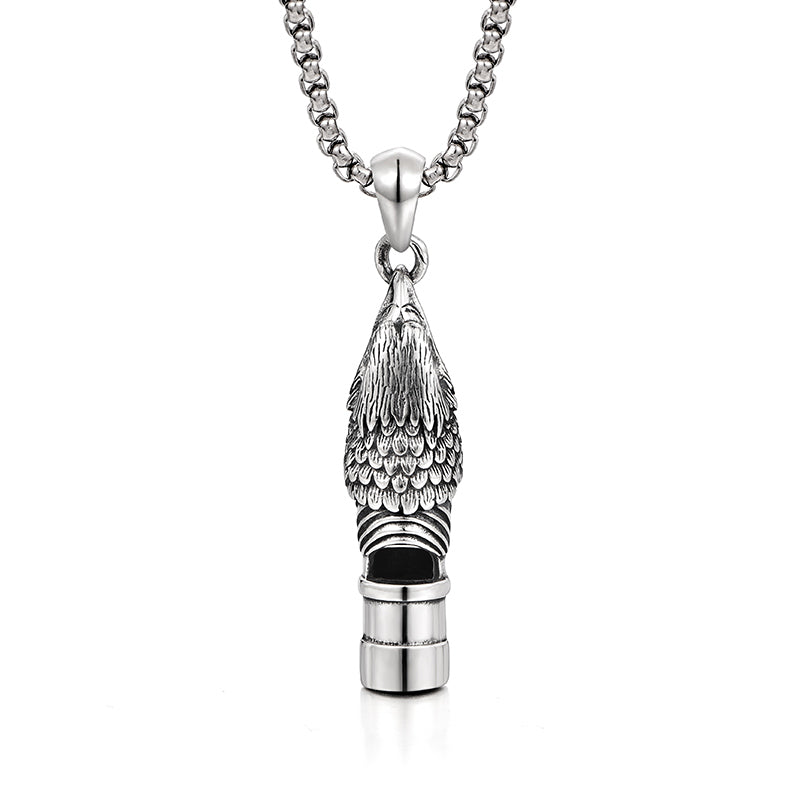 Vintage Eagle Whistle Pendant