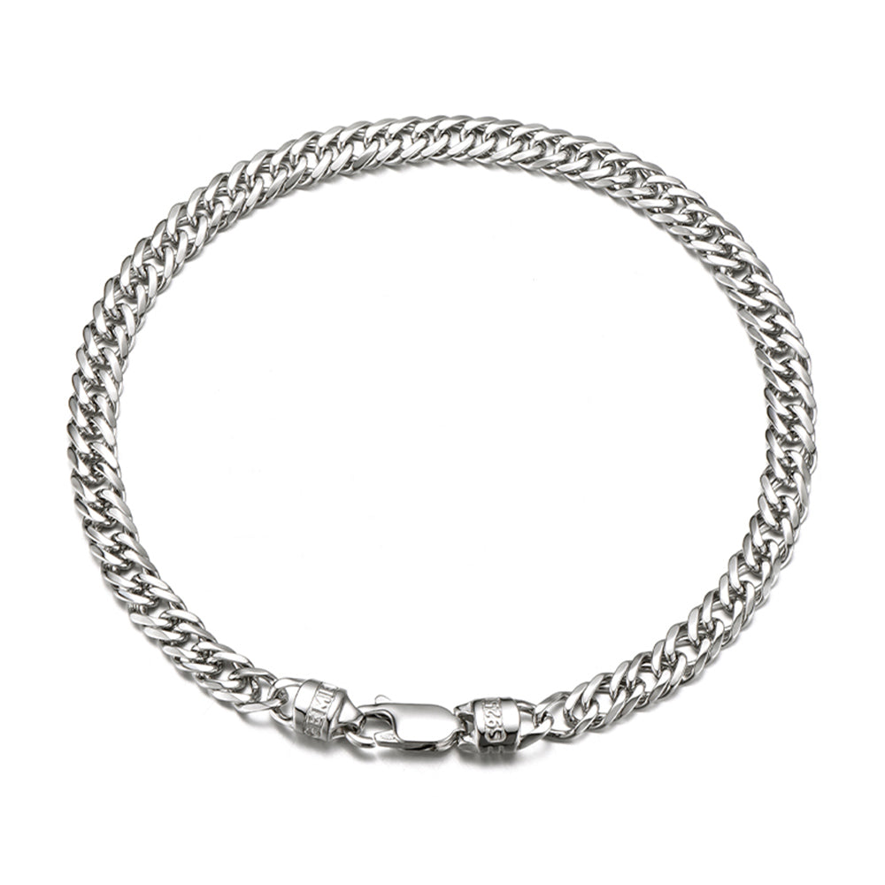 5mm Curb Cuban Link Bracelet