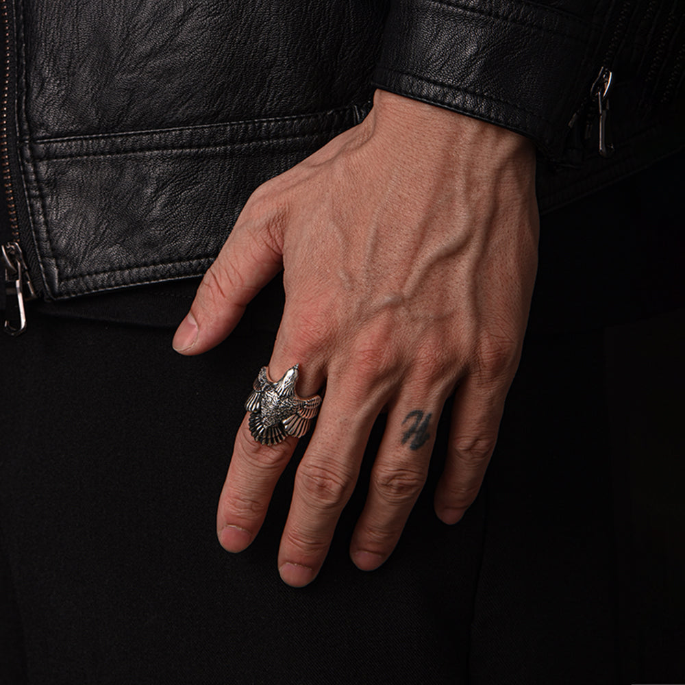 Vintage Flying Eagle Ring
