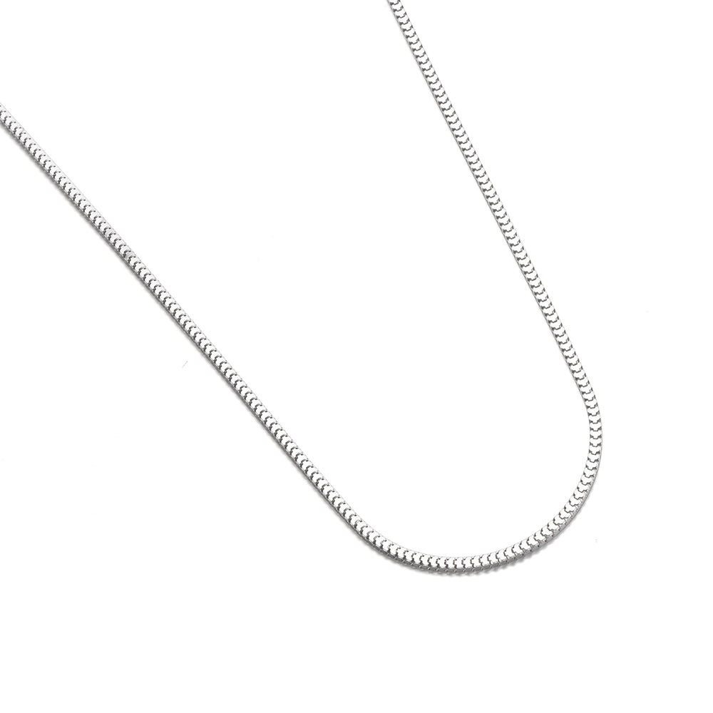 2.5mm Sterling Silver Snake Bone Chain