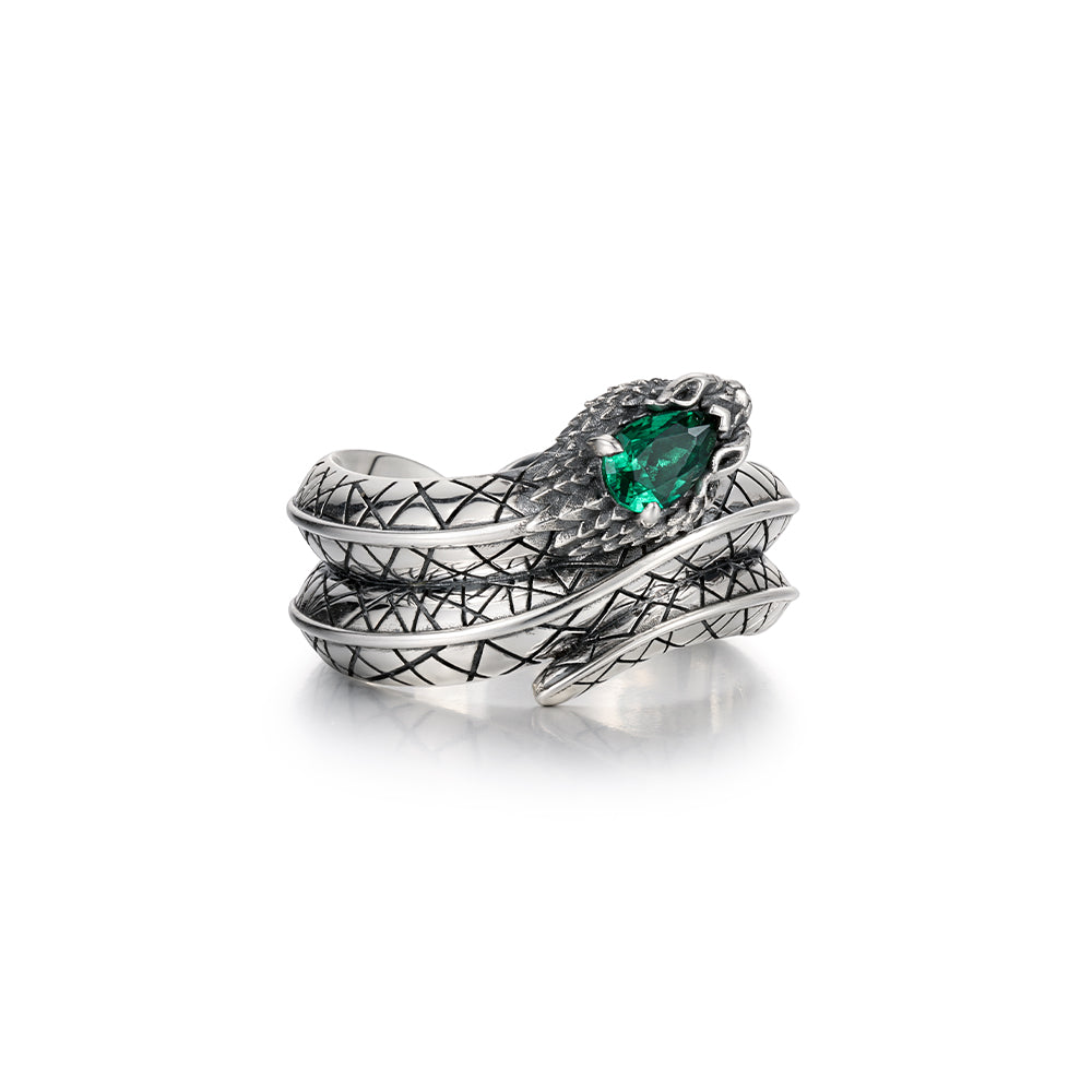 Twisting Spirit Snake Ring