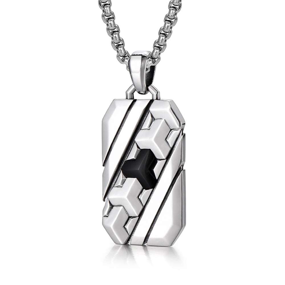 Heavy Armor Dog Tag Pendant