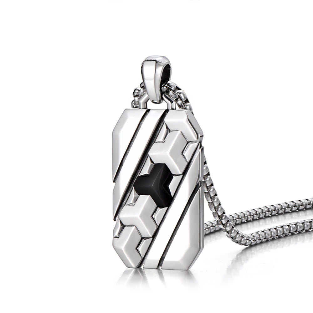 Heavy Armor Dog Tag Pendant