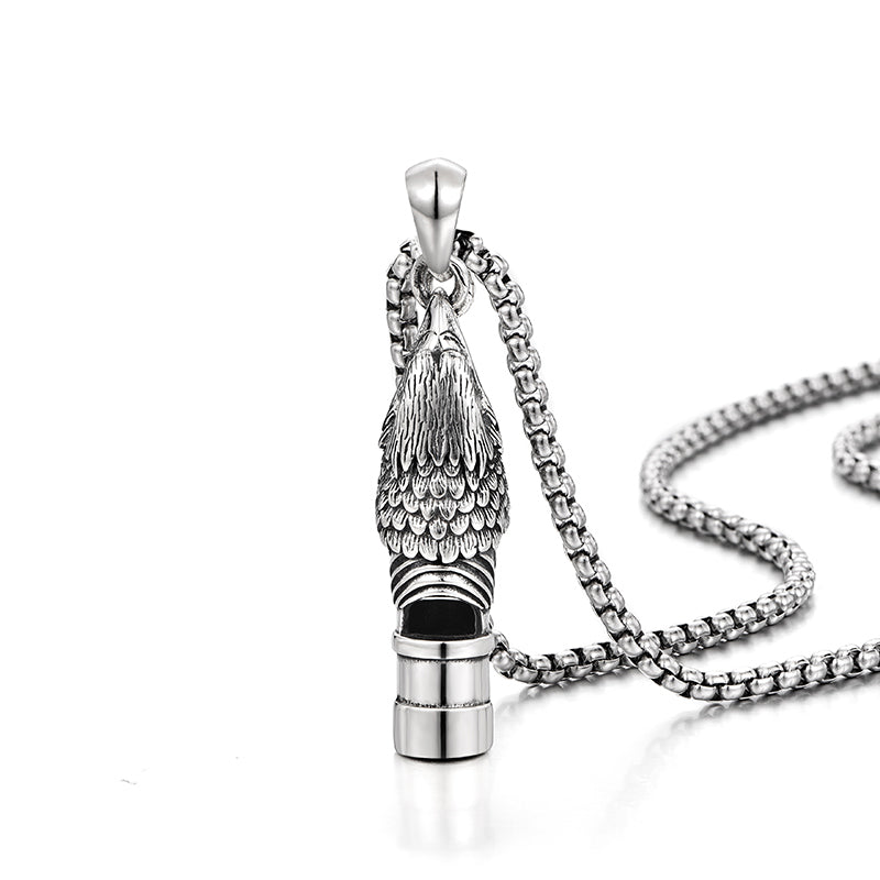 Vintage Eagle Whistle Pendant