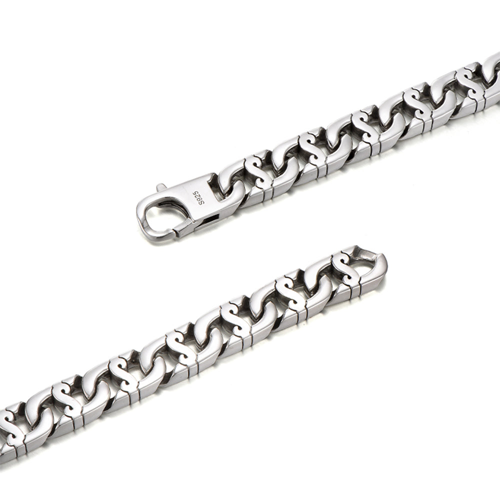 9mm Dollar Cuban Link Bracelet