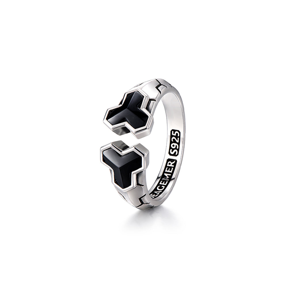 Versatile Black Onyx Armor Ring