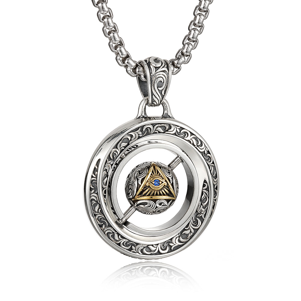 Eye of Providence Spinning Pendant