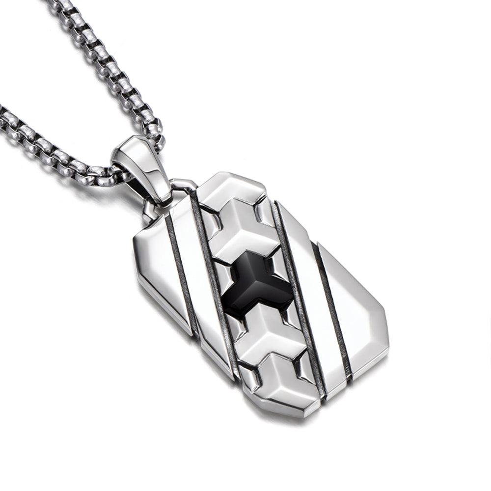 Heavy Armor Dog Tag Pendant