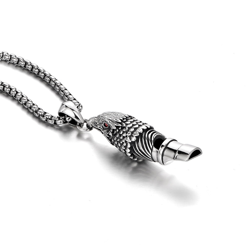 Vintage Eagle Whistle Pendant