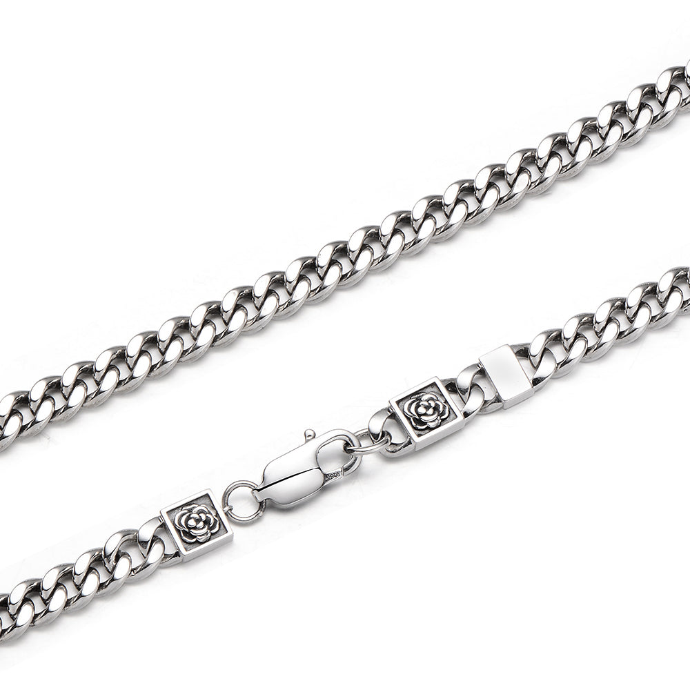 10mm Miami Cuban Link Chain w/Rose Clasp