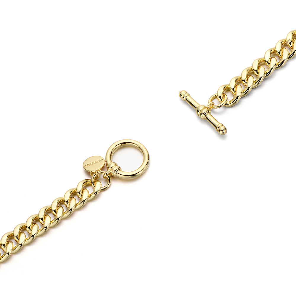 8mm Cuban Link Bracelet w/Toggle Clasp