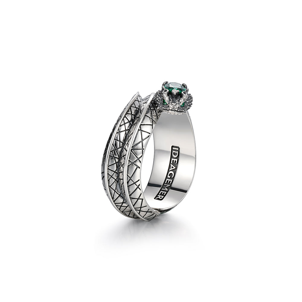Twisting Spirit Snake Ring