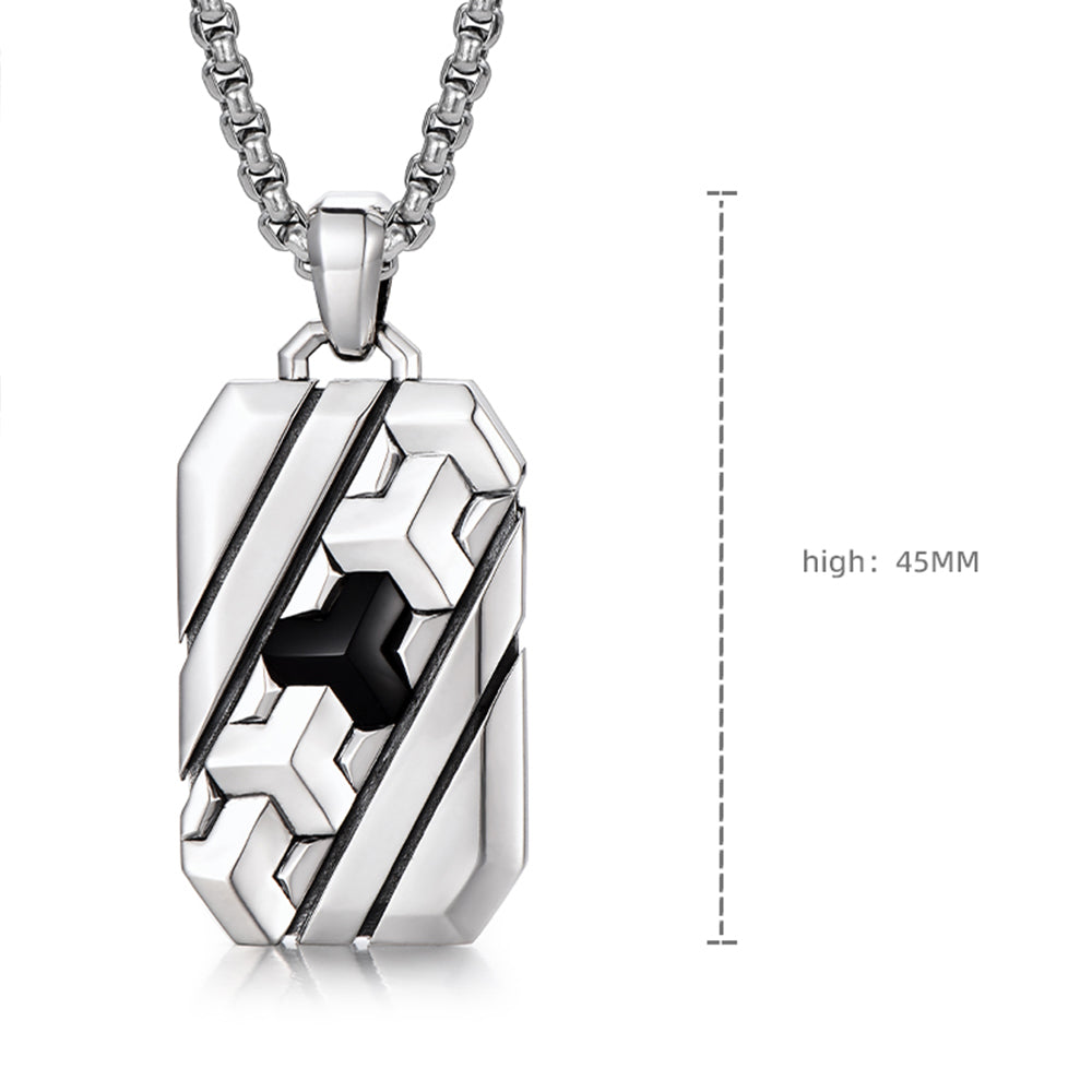 Heavy Armor Dog Tag Pendant