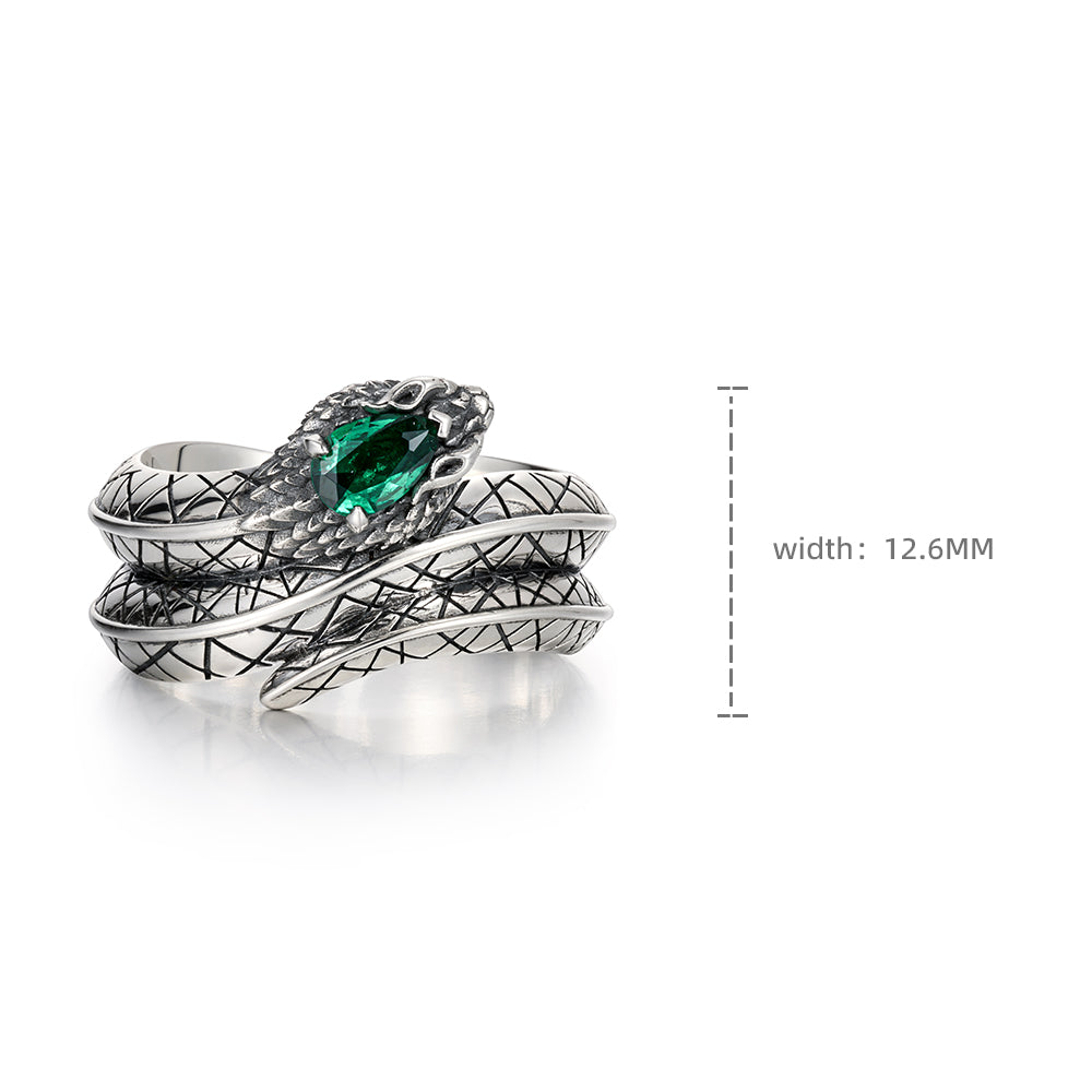 Twisting Spirit Snake Ring