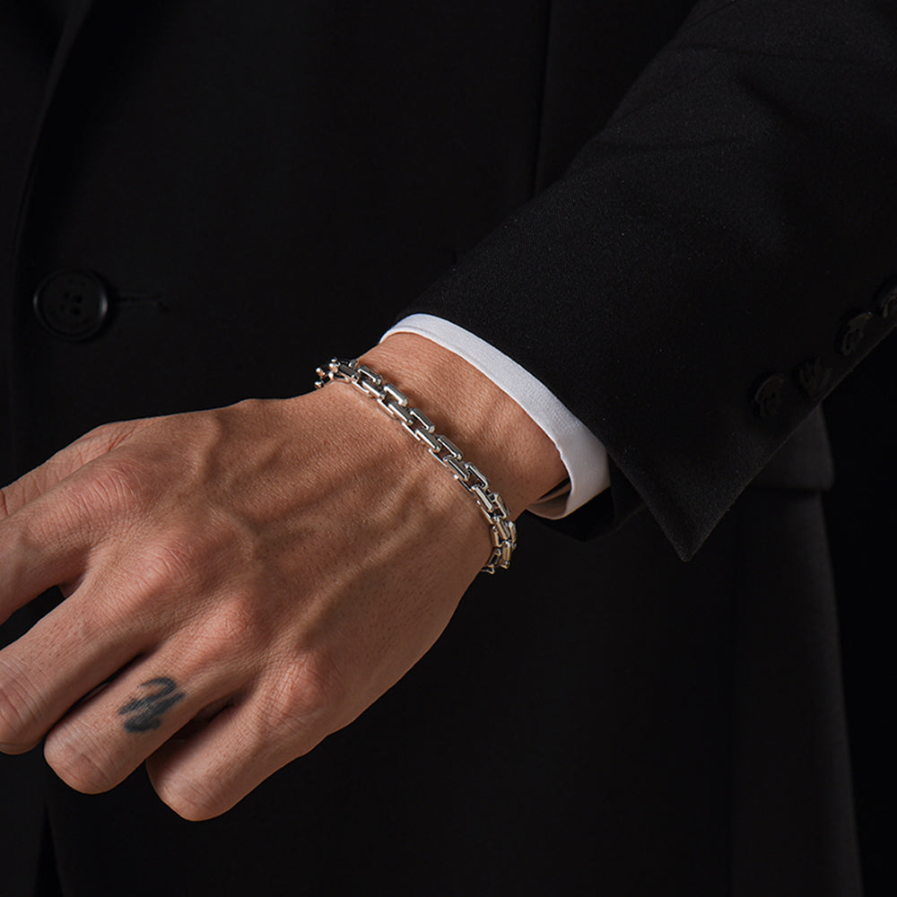6 mm Rolo Cable Chain Link Bracelet