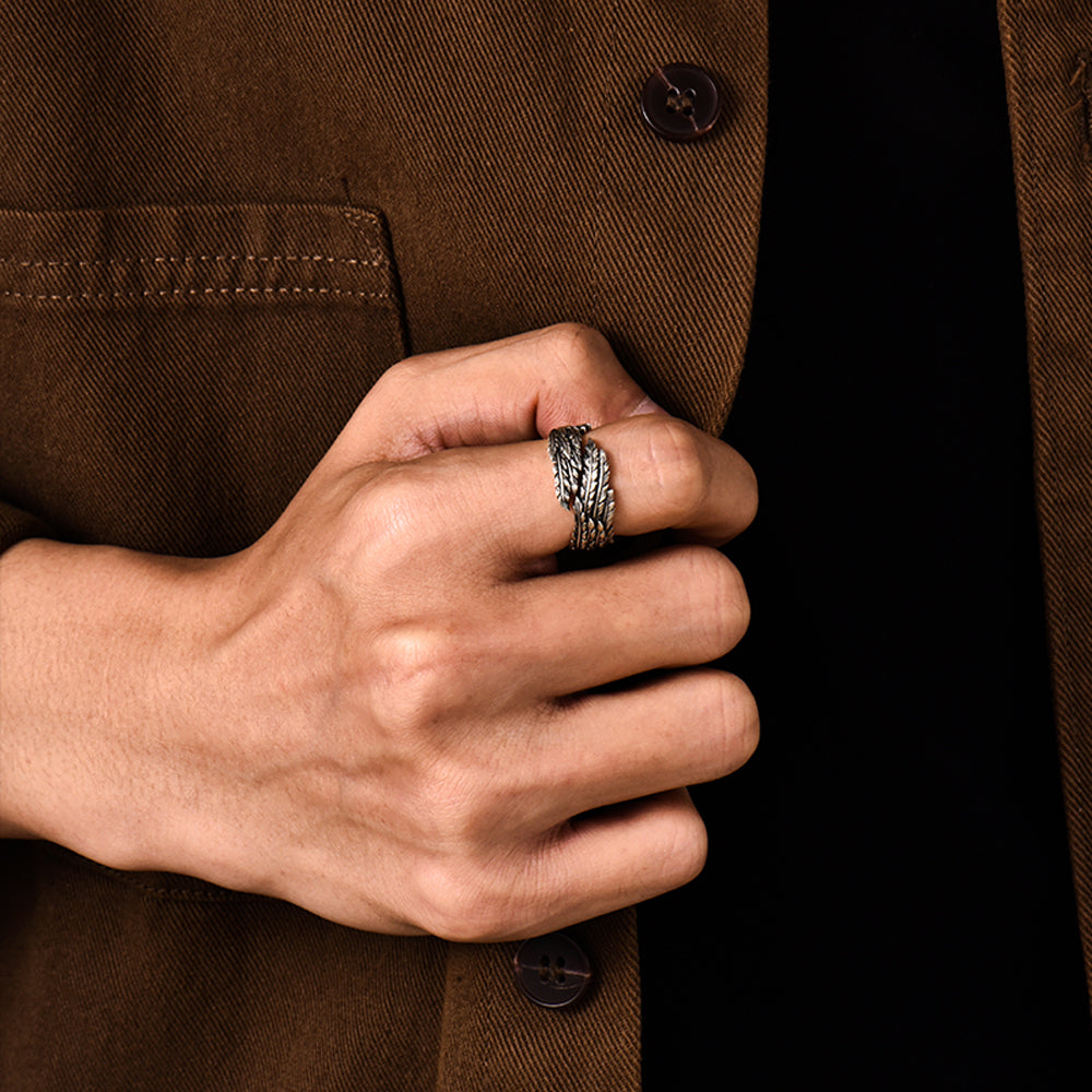 Vintage Wing of Freedom Ring