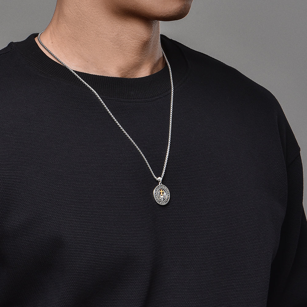 Vintage Holy Wing Skull Pendant