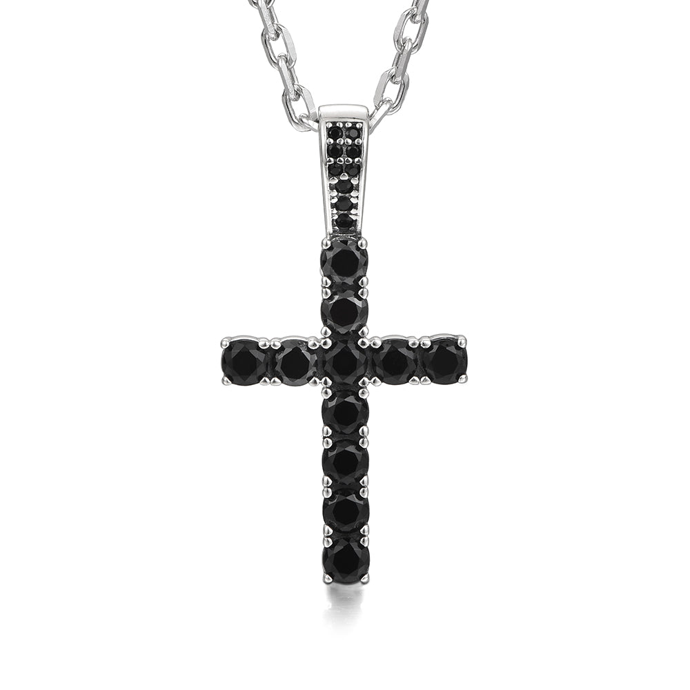 Iced Out Cross Pendant