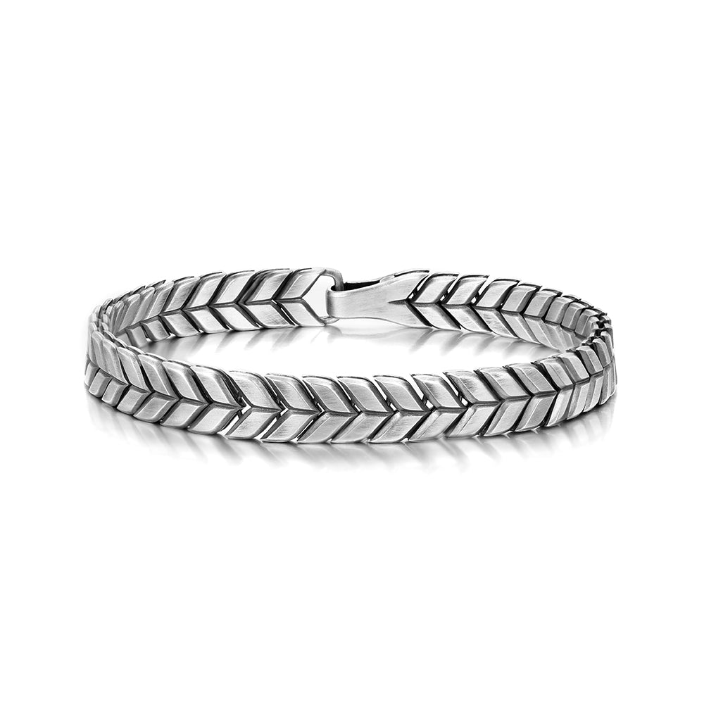Sterling Silver Wheat Ear Bracelet