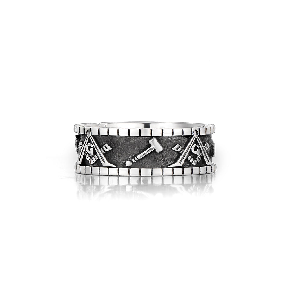 Vintage Masonic Ring Band