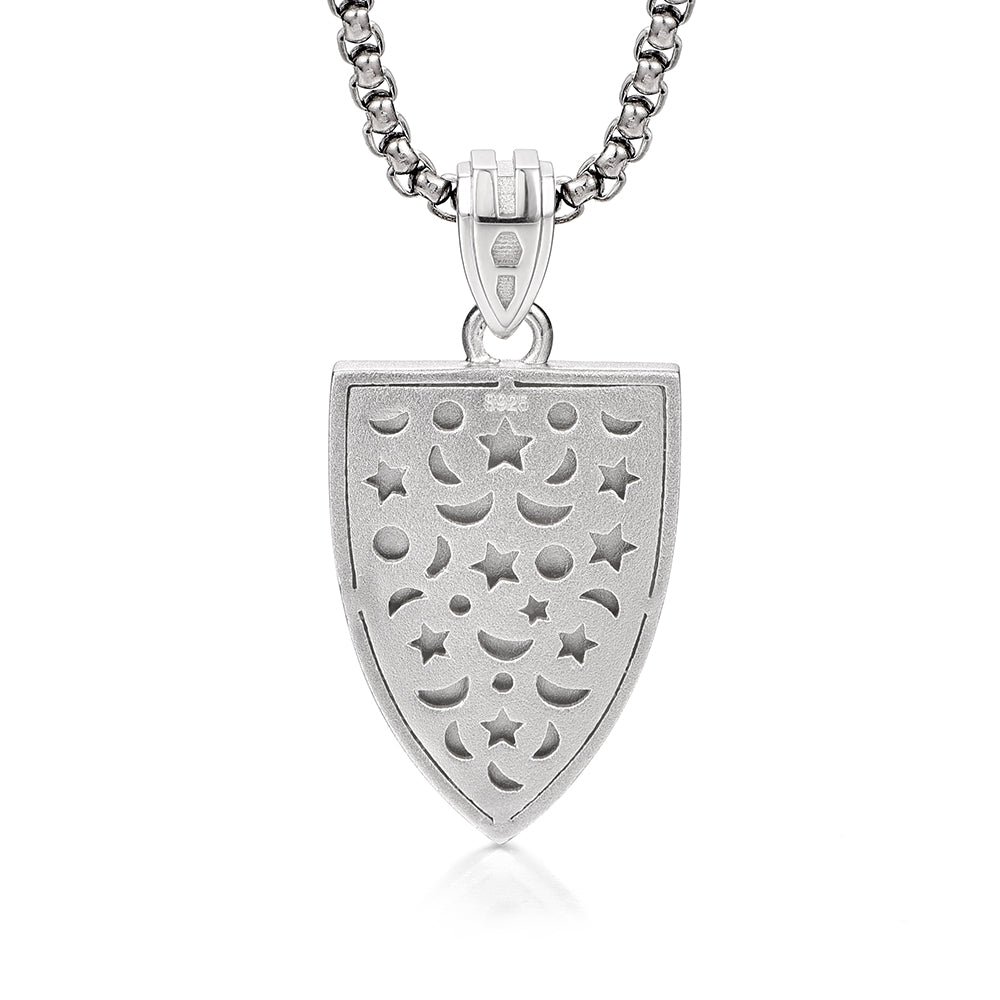 Fleur De Lis Shield Pendant