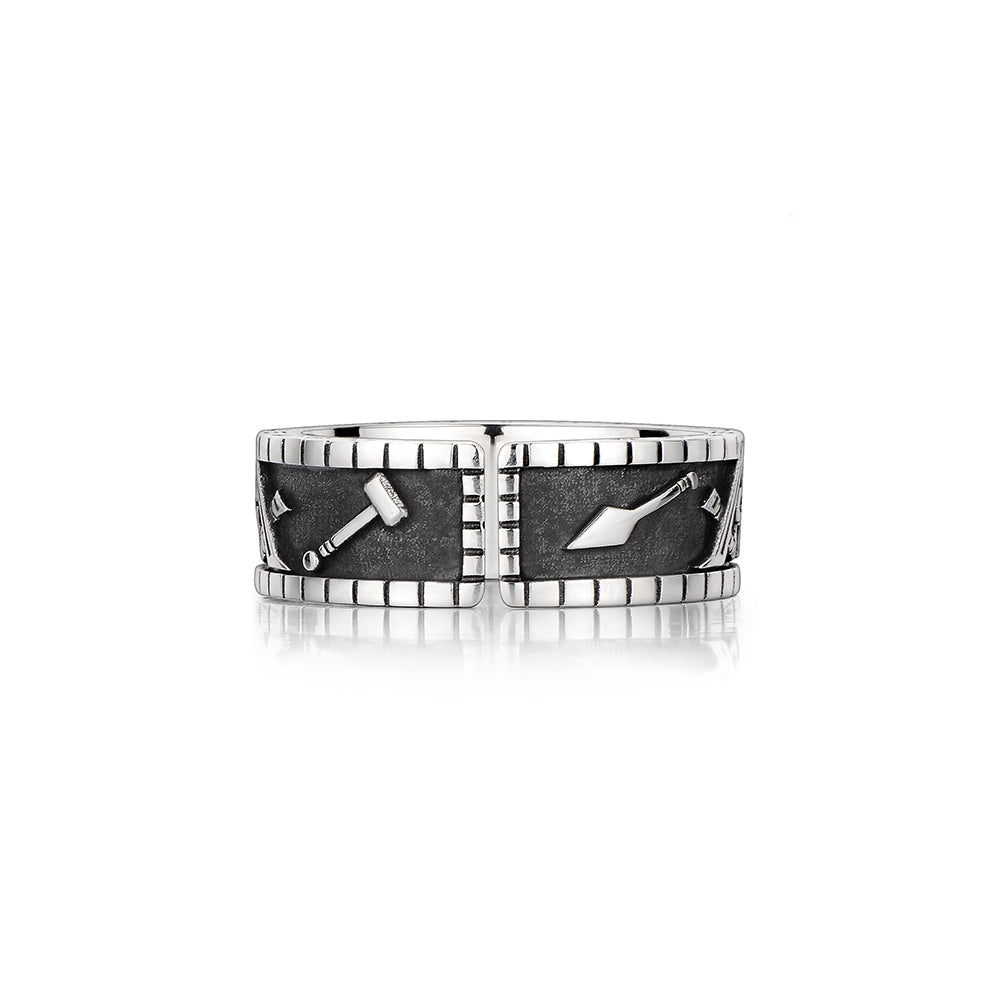 Vintage Masonic Ring Band