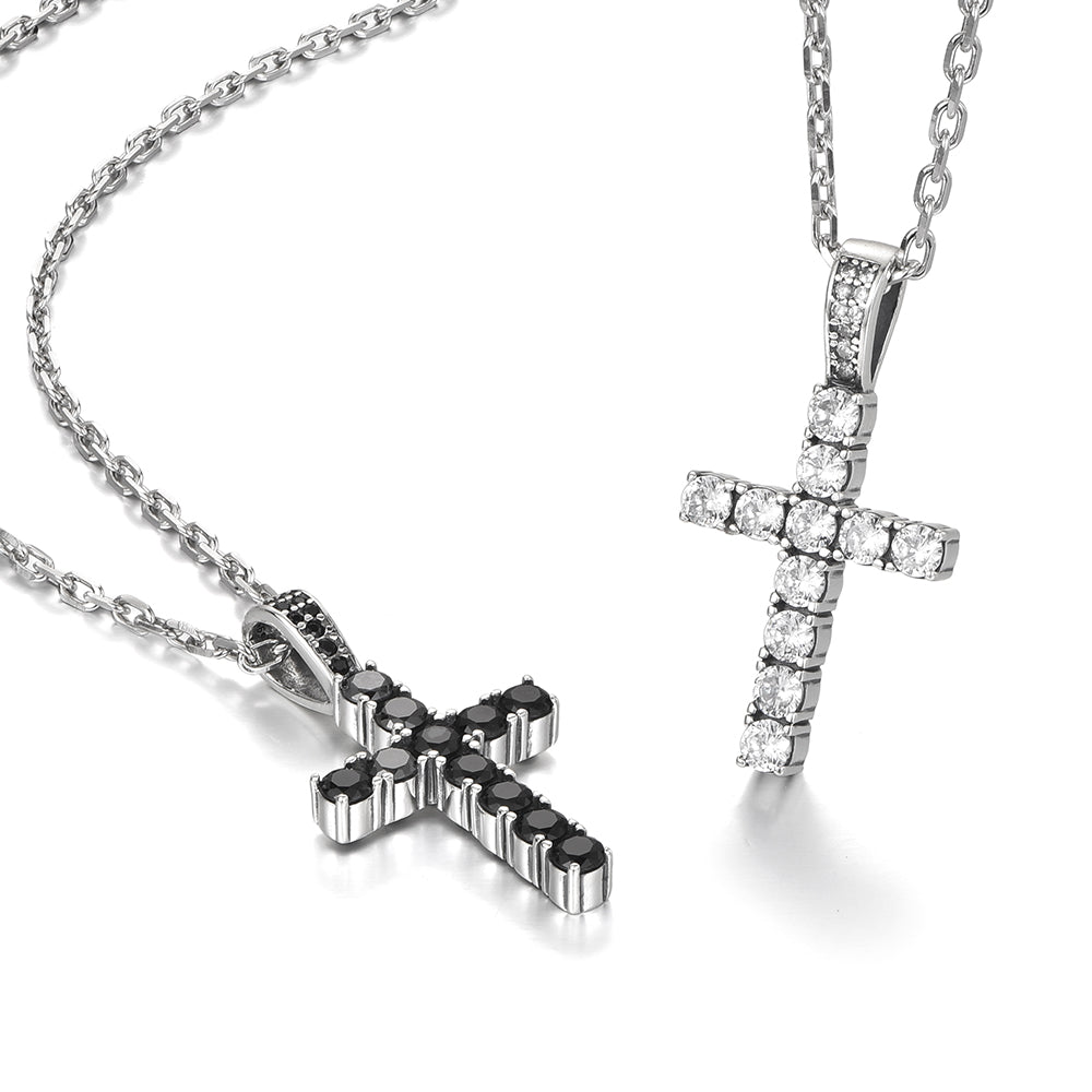 Iced Out Cross Pendant