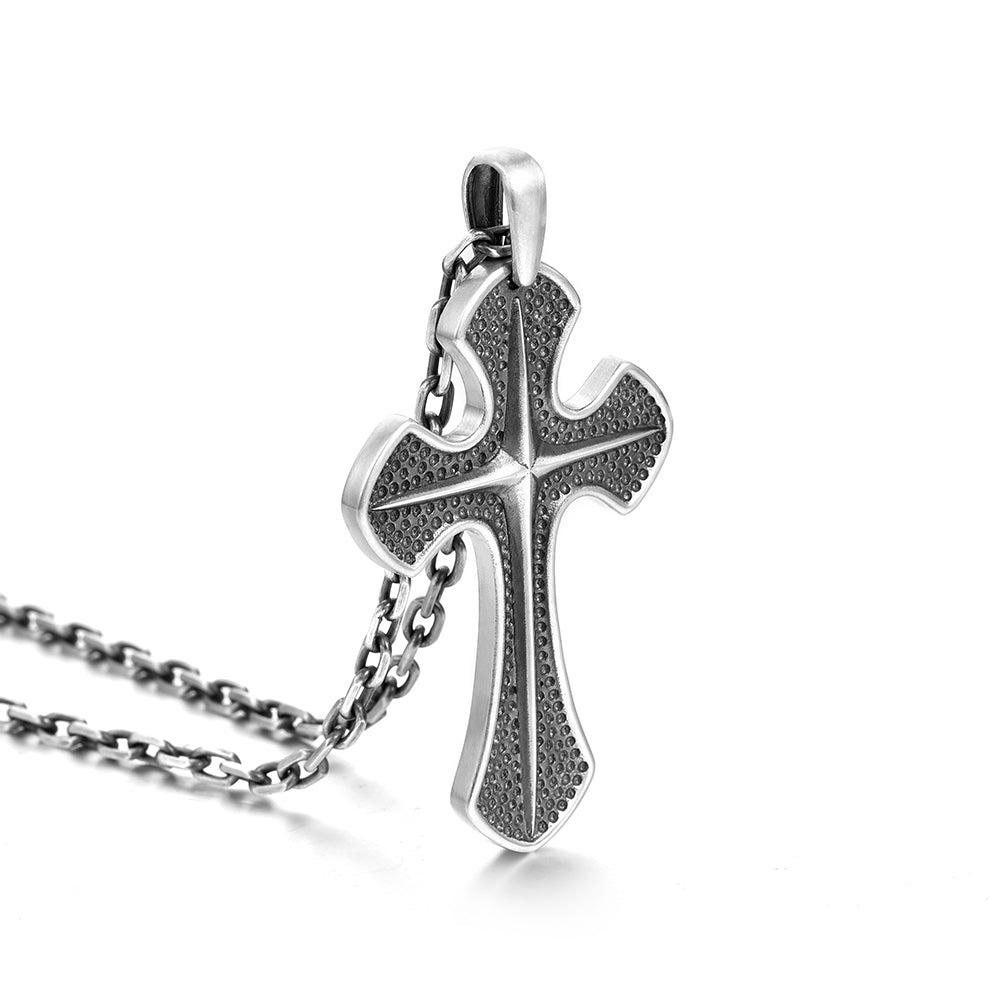 Vintage Large Latin Cross Pendant