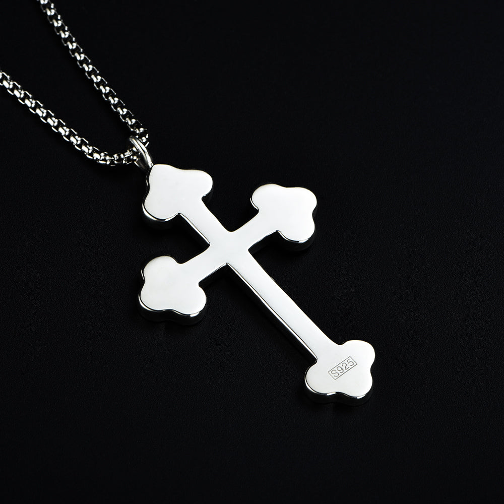 Black Latin Cross Pendant