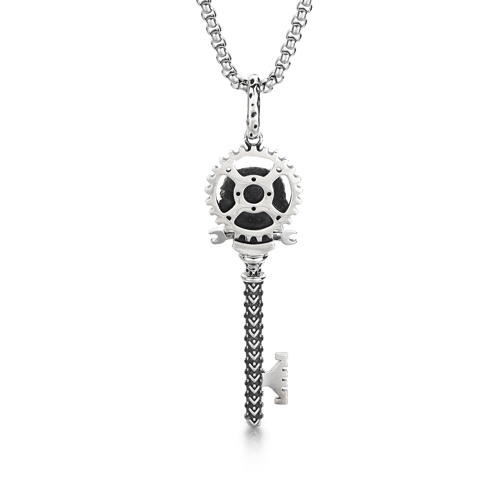 Vintage Skull Key Pendant