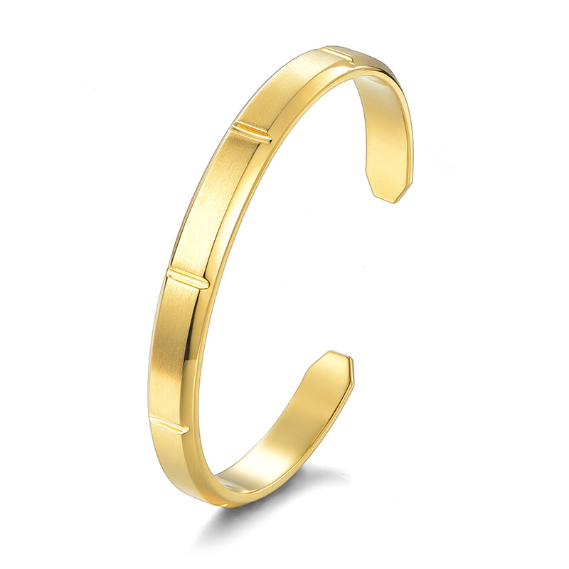Simplicity Icon Cuff Bangle Bracelet