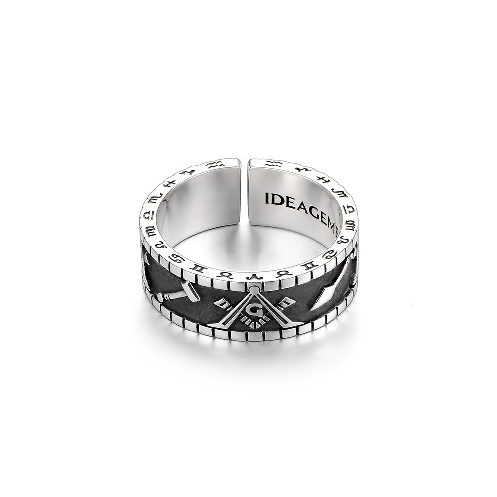 Vintage Masonic Ring Band