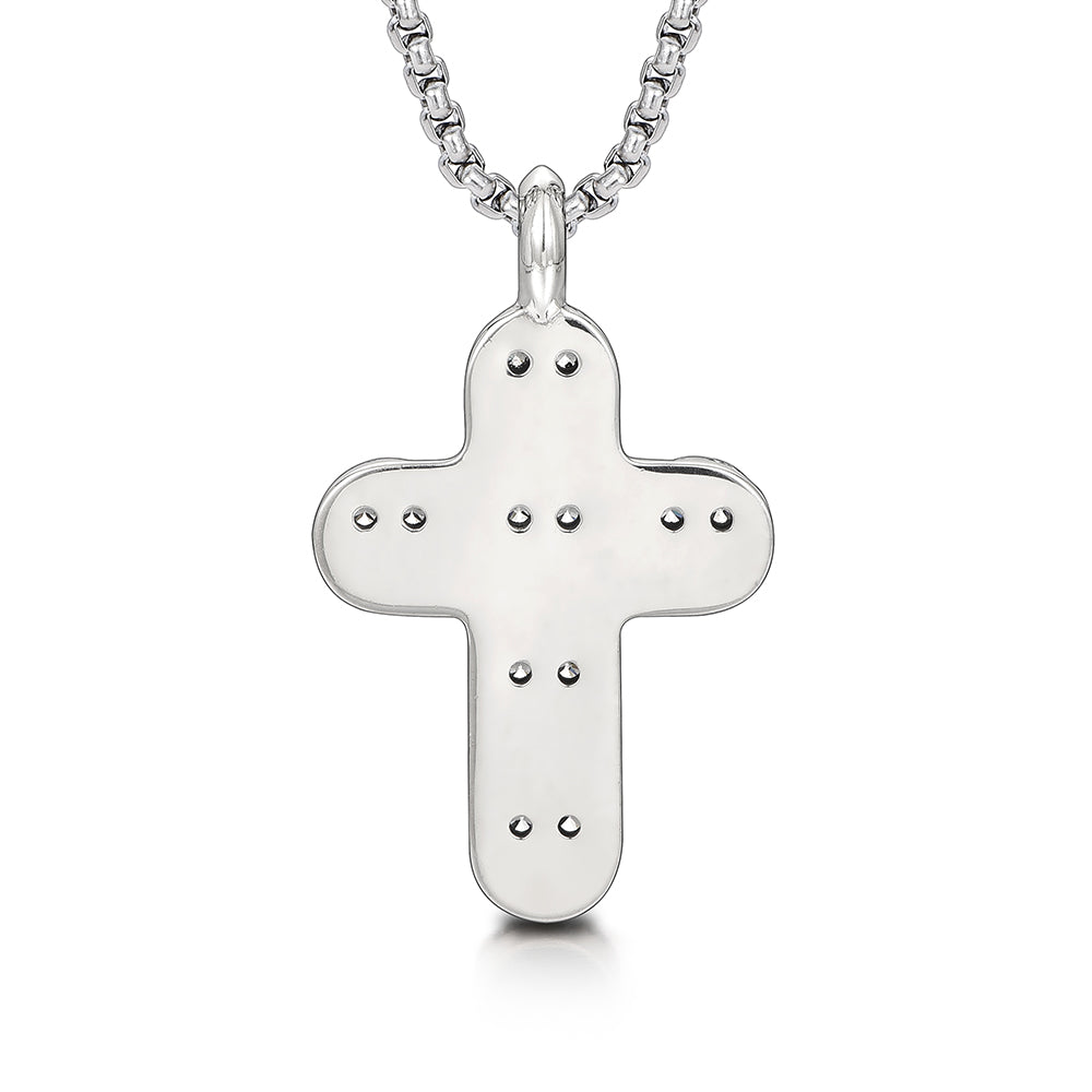 Smiley Faces Cross Pendant