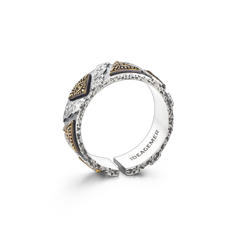 Vintage Eye Of Pyramid Ring Band