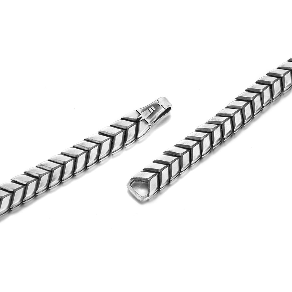 Sterling Silver Wheat Ear Bracelet
