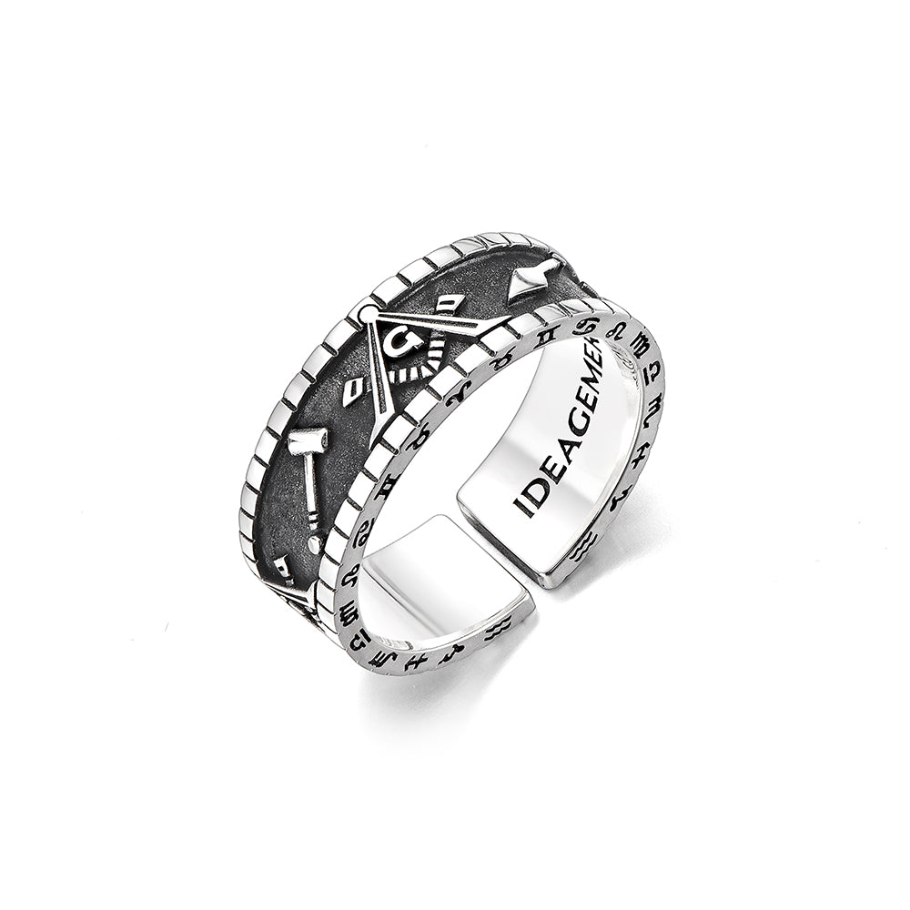 Vintage Masonic Ring Band