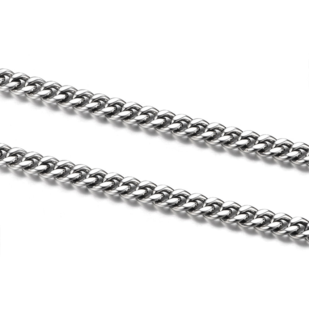 Saint Cross Curb Cuban Link Bracelet
