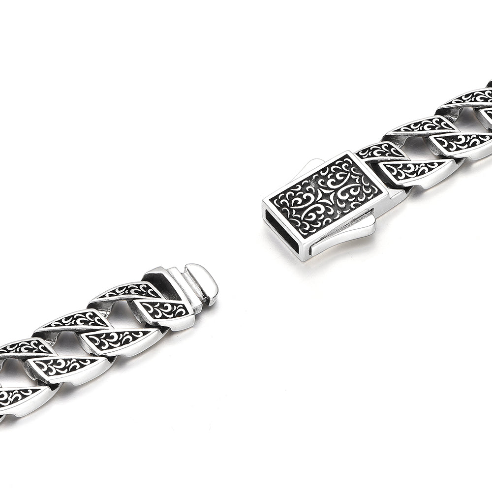 Vintage Eagle Cuban Link Bracelet