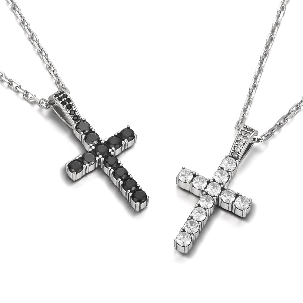 Iced Out Cross Pendant