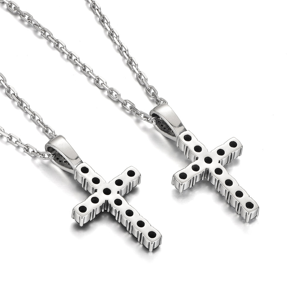 Iced Out Cross Pendant