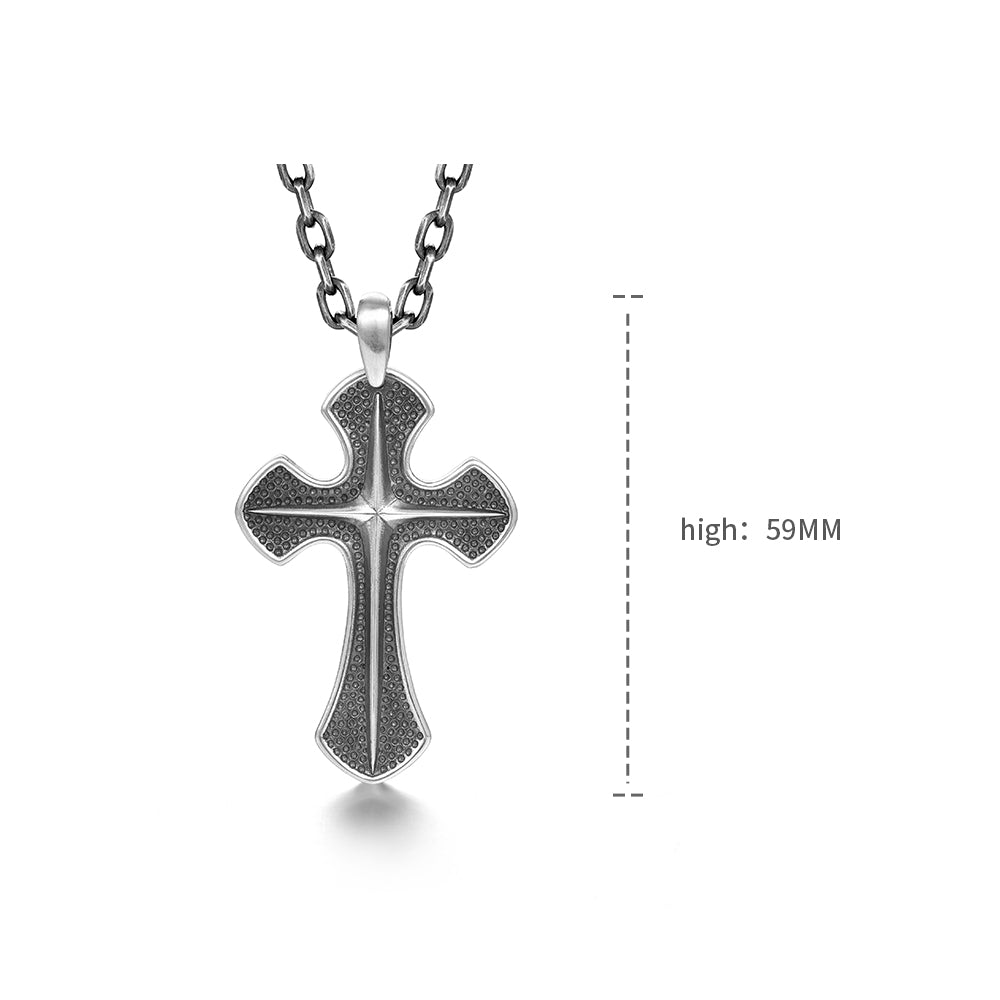 Vintage Large Latin Cross Pendant