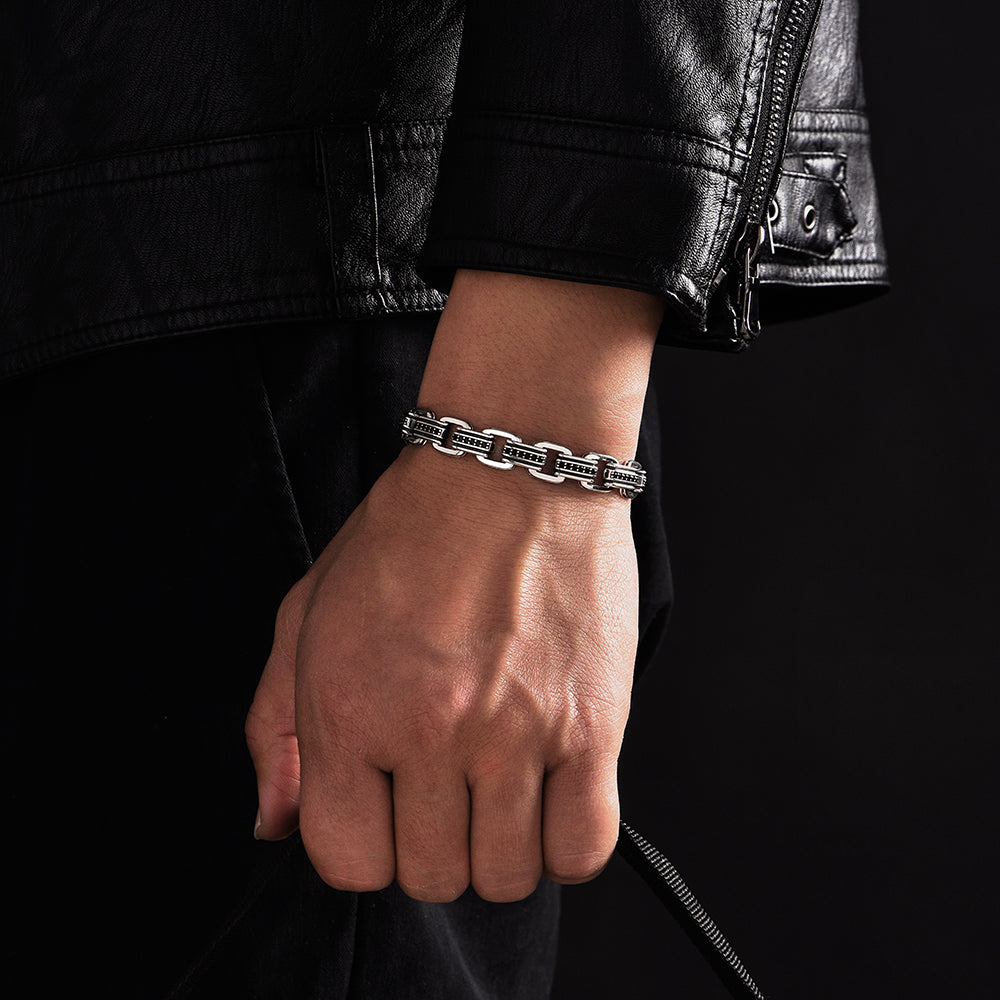 Chunky Box Link Chain Bracelet