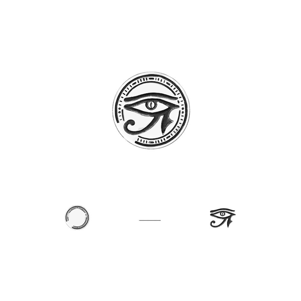 Eye Of Horus Motifs Stud Earrings
