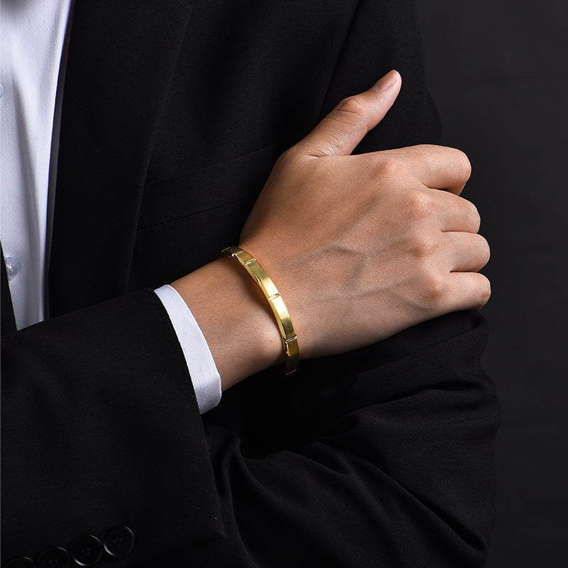 Simplicity Icon Cuff Bangle Bracelet