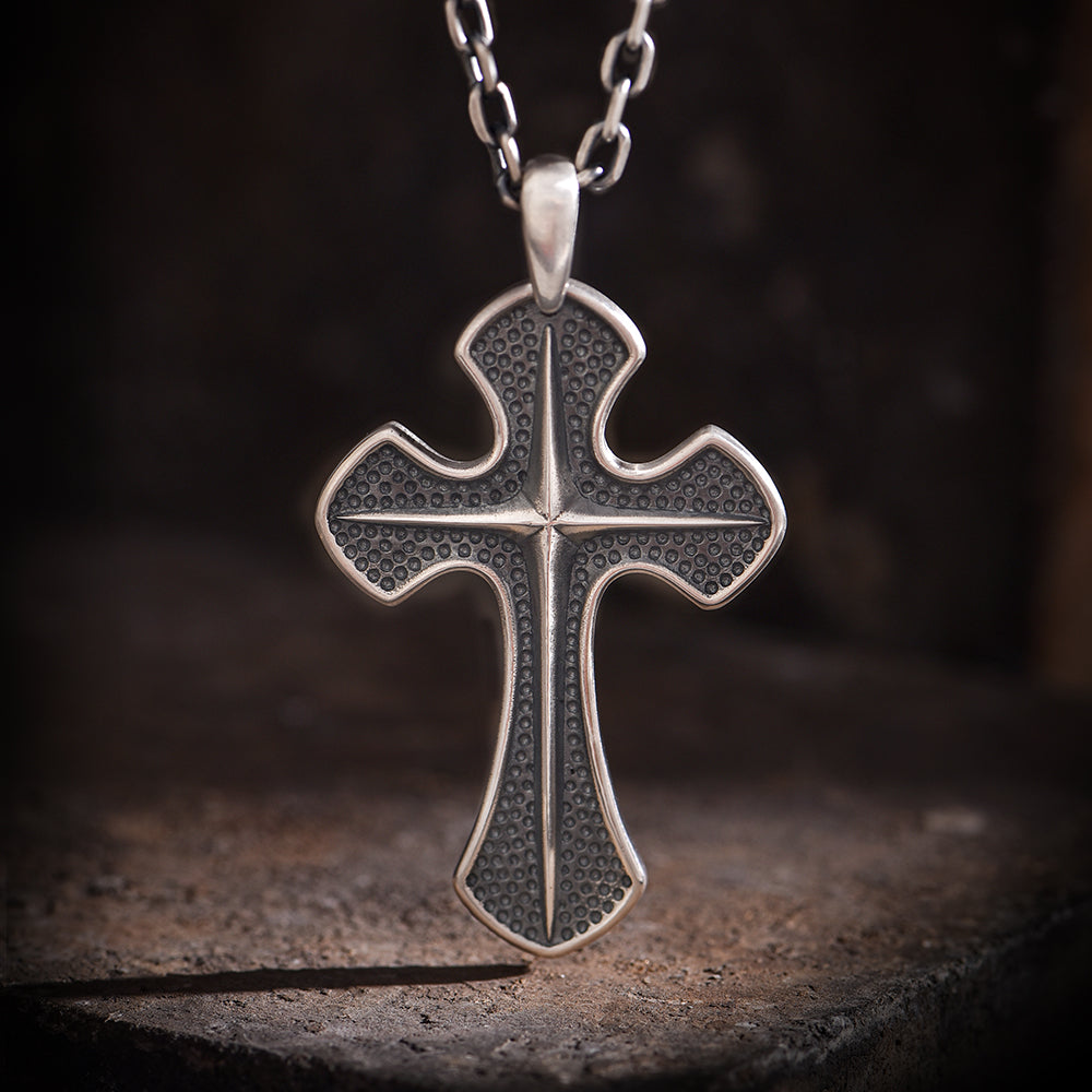 Vintage Large Latin Cross Pendant