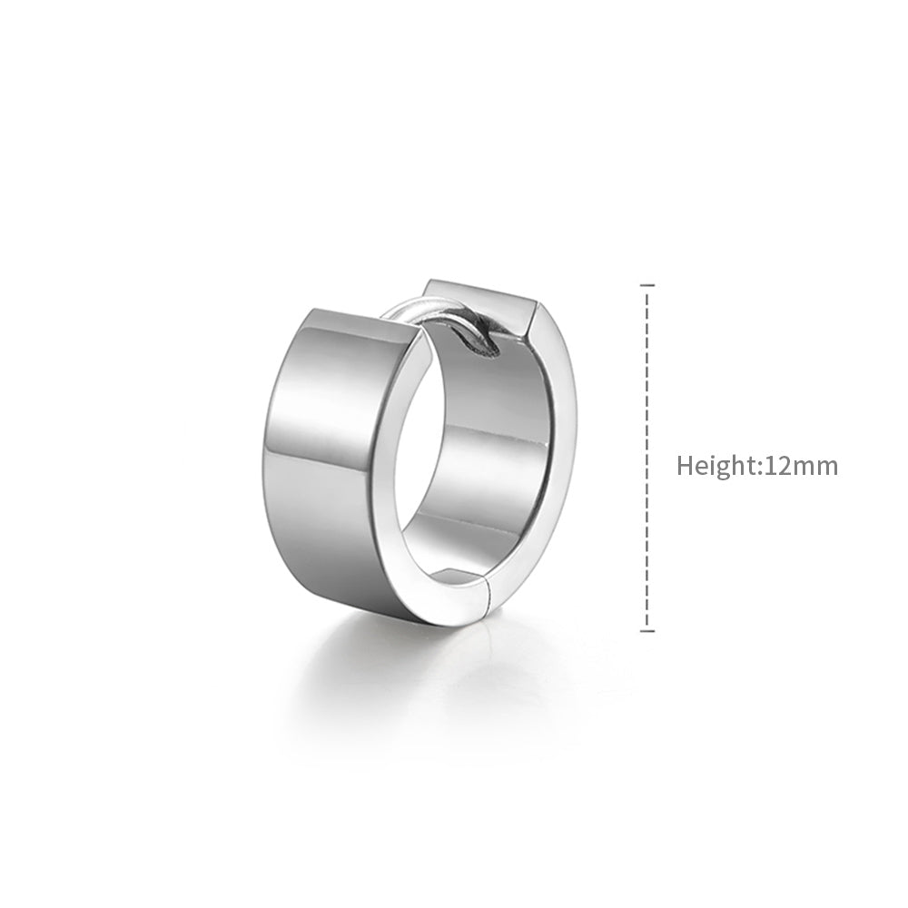 Sterling Silver Huggie Hoop Earrings